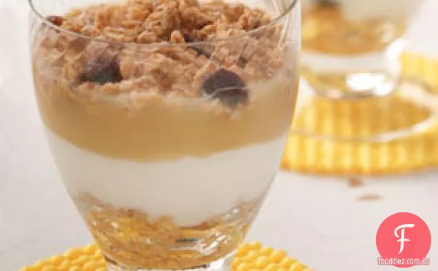 Parfaits de Iogurte de Maçã