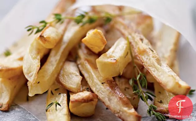 Frites de bife com redução de Panela de chalota