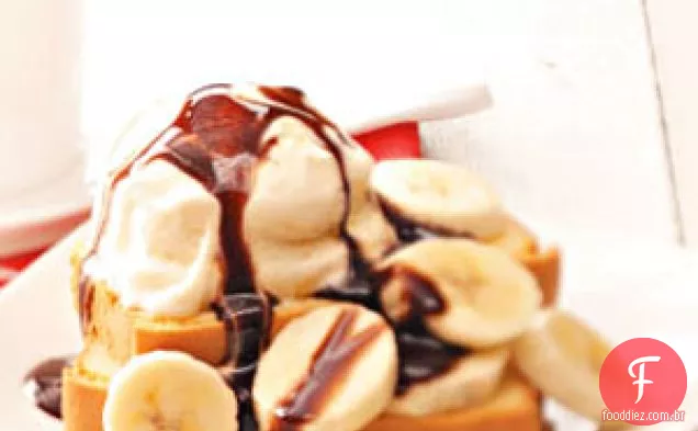 Bolo de Banana Split