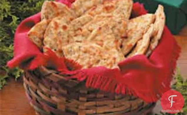 Pita Crisps com Queijo