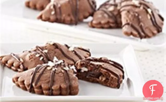 Empanadas de chocolate e coco