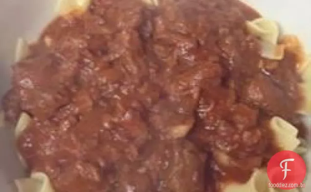 Carne bovina lentamente diabolizada