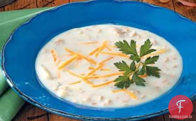 Sopa de mariscos da Nova Inglaterra