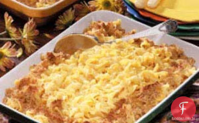 Caçarola de macarrão com queijo