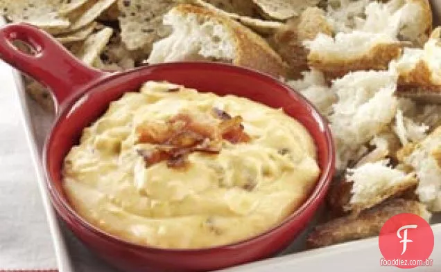 Molho de bacon e queijo picante