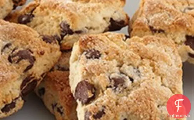 Shortcakes individuais de chocolate amargo e framboesa
