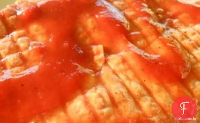 Costeletas de porco grelhadas
