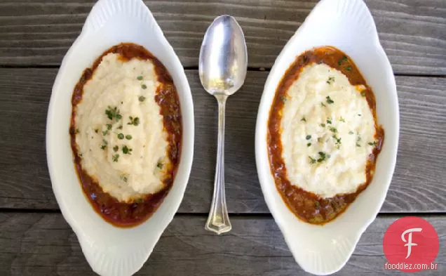Grãos De Cheddar Brancos Com Manteiga De Ancho Chile