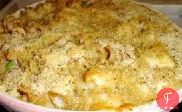 Atum com queijo Mornay