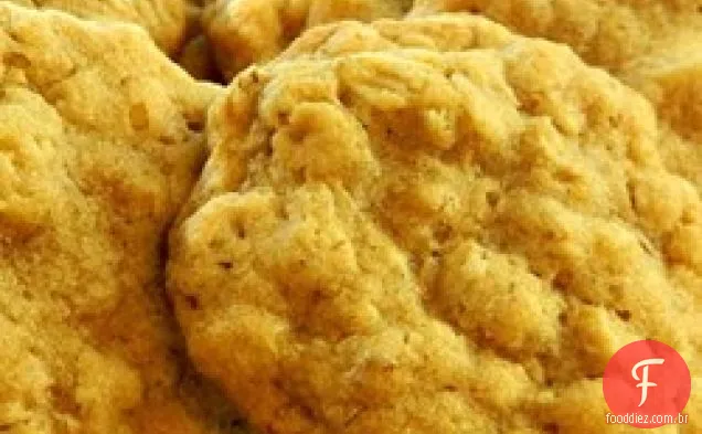 Biscoitos amanteigados de aveia do Zaz
