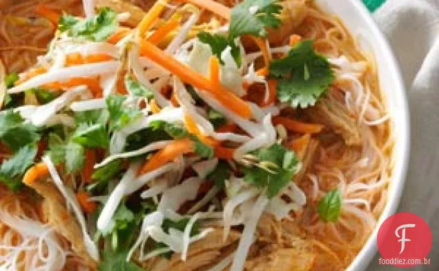 Sopa de Frango com Curry de Coco
