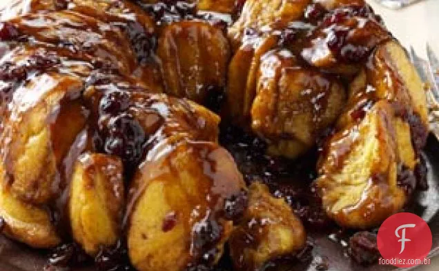 Pão de Macaco de Abóbora para Máquina de Pão