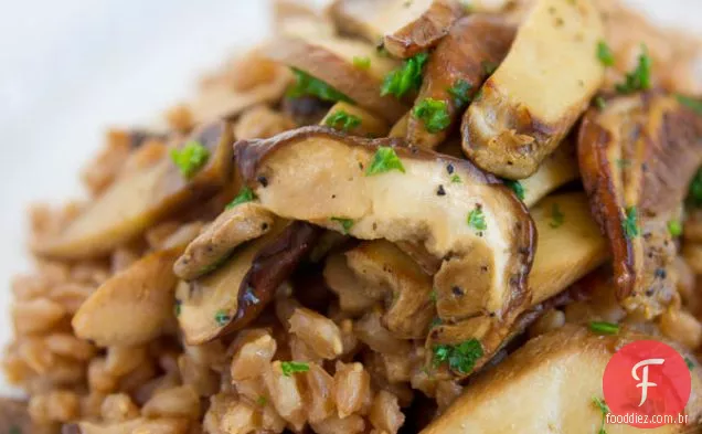 Cogumelos Farro e Porcini (farro Con Funghi)