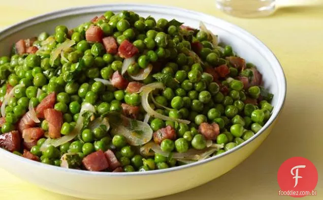 Ervilhas e Pancetta