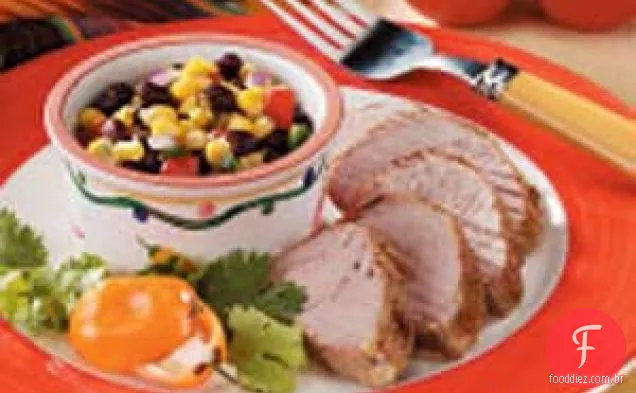 Lombinhos de porco mexicanos
