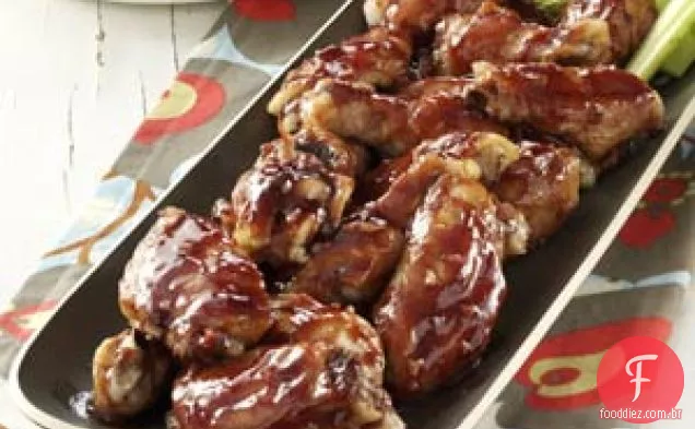 Asinhas de frango com framboesa