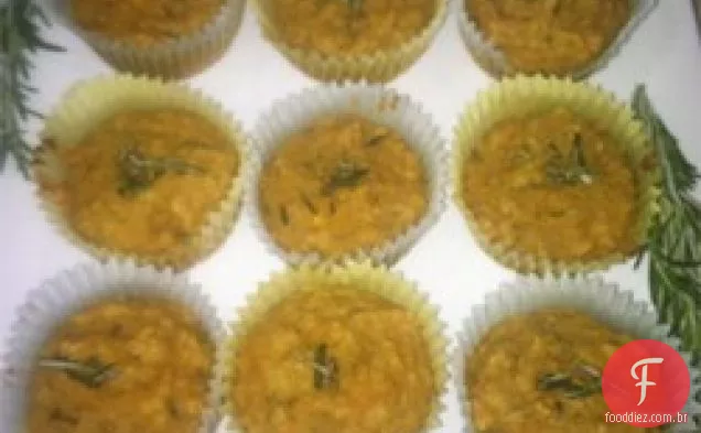 Muffins de abóbora saborosos com baixo teor de carboidratos