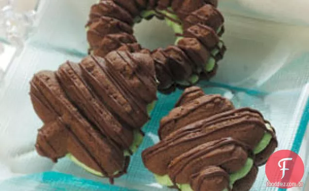 Spritz de chocolate recheado