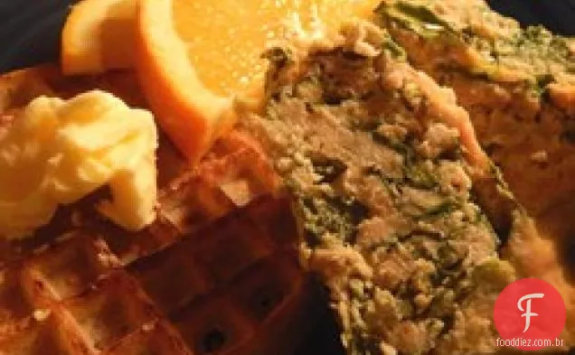 Bolo de carne de café da manhã