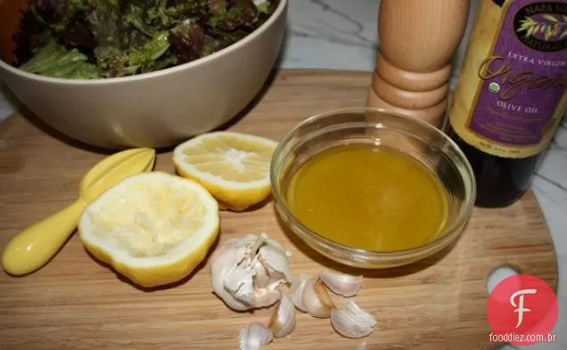 Molho de salada diário #2 (com cidra ou vinagre de Vinho Tinto)