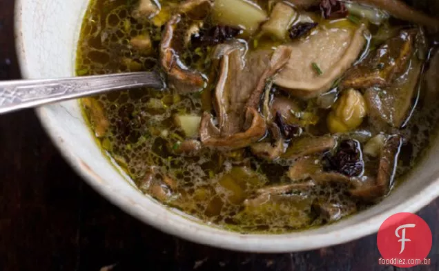 Receita De Sopa De Cogumelos Porcini