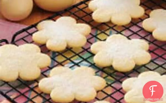 Biscoitos recortados à moda antiga