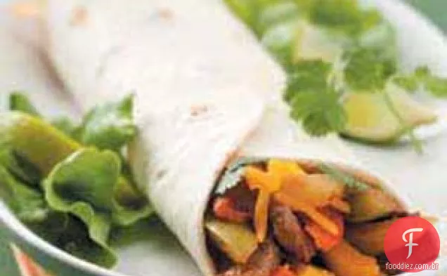 Fajitas de cozimento lento