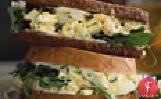 Estragão Shallot Ovo Salada Sanduíches