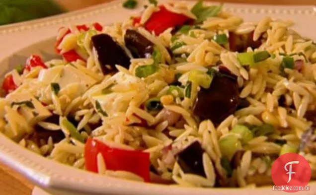 Orzo com Legumes Assados