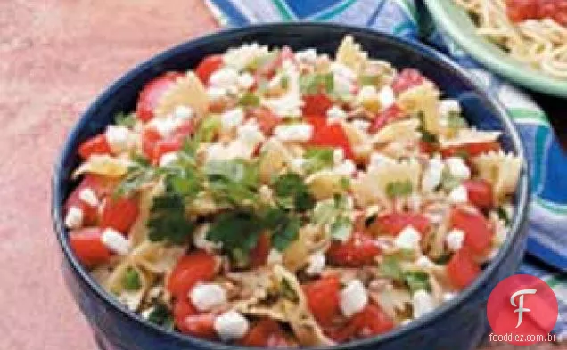 Laços de Tomate e Queijo Feta