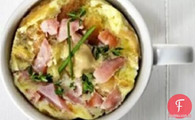 Quiche de xícara de café