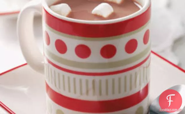 Mistura de chocolate quente