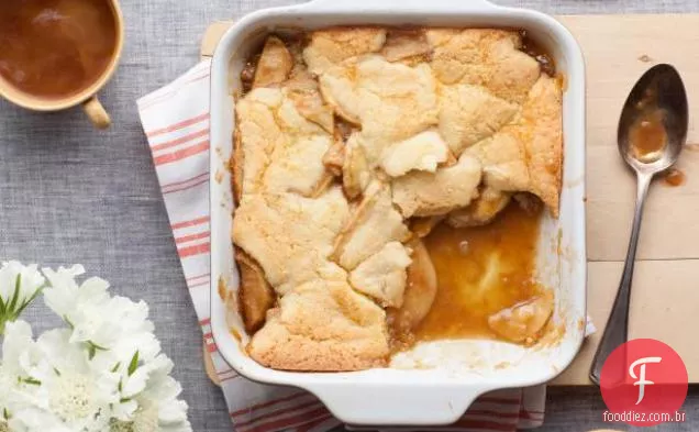 Torta de pêra e maçã da Gina