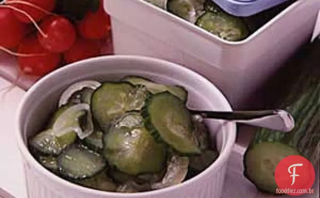 Salada de pepino congelado