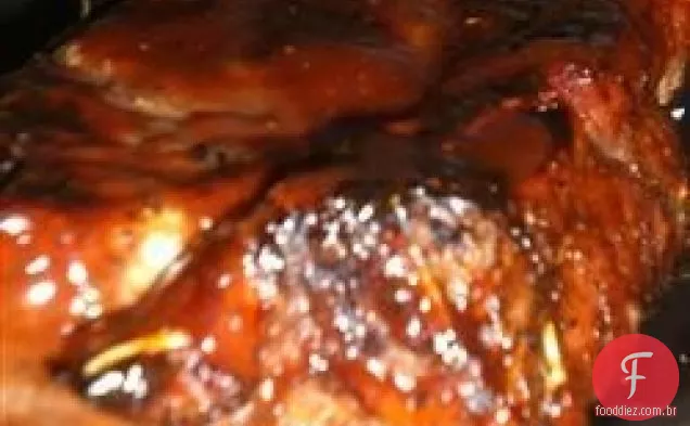 Costelinha com tempero saboroso de sálvia