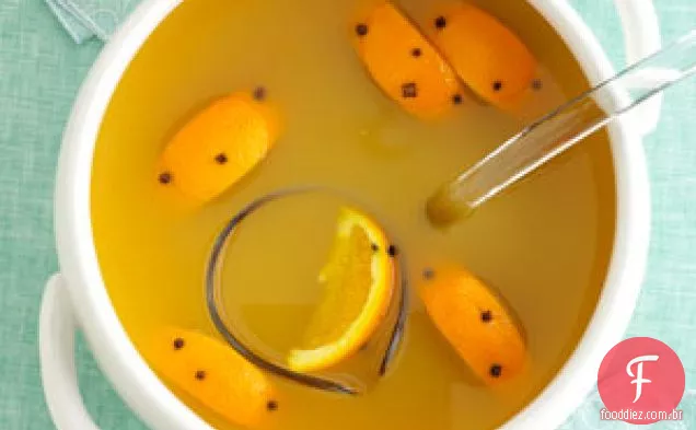 Ponche de cidra quente