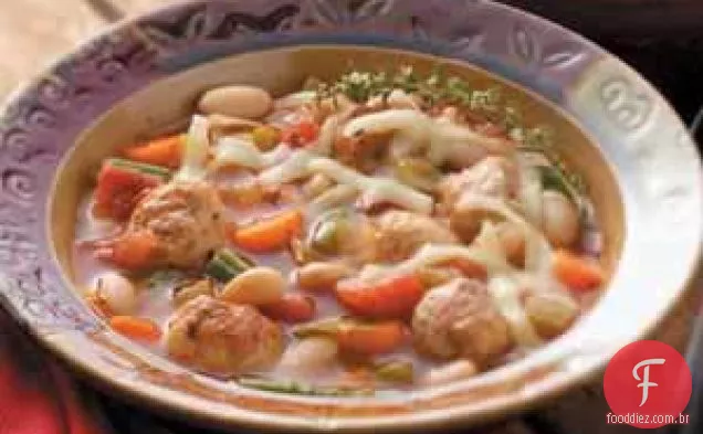 Sopa Saborosa de Almôndegas