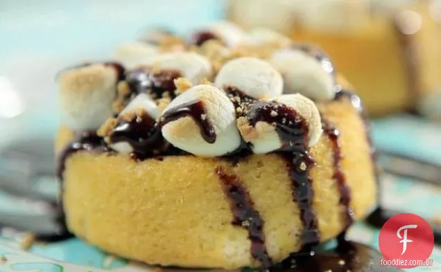 Bolos de S'mores Grelhados