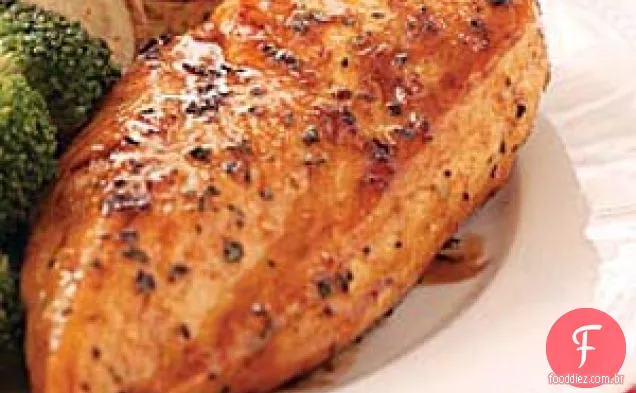 Frango com mel e balsâmico