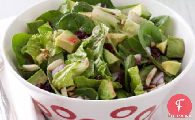 Salada de Abacate e Cranberry