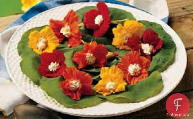 Petiscos de capuchinha