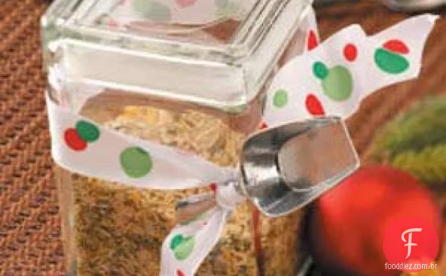 Mistura para sopa de arroz com frango