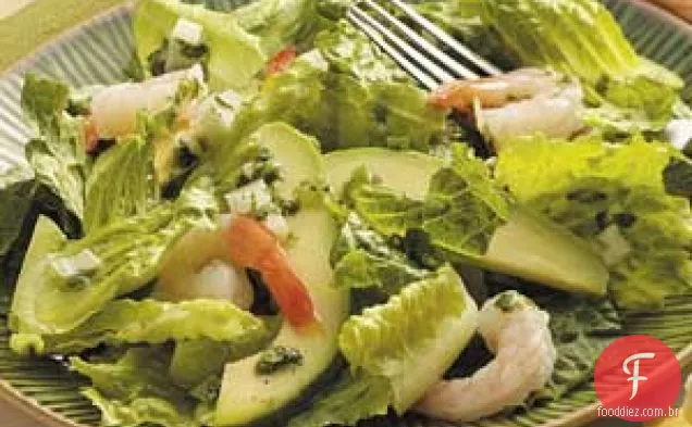 Salada de Camarão com Abacate