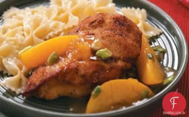 Frango com Pêssego