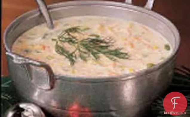 Sopa de salmão do noroeste
