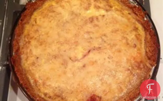 Quiche Lorraine Low Carb e sem glúten