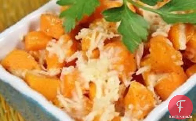 Abóbora Butternut Assada Saborosa
