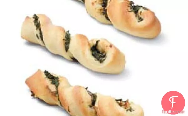 Espinafre e Ervas Twists