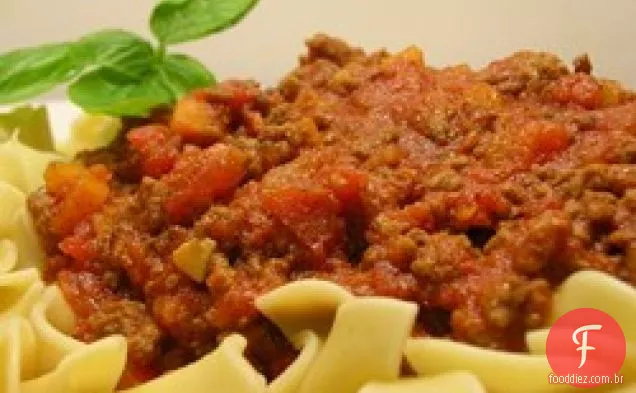 Bolonhesa de cozimento lento