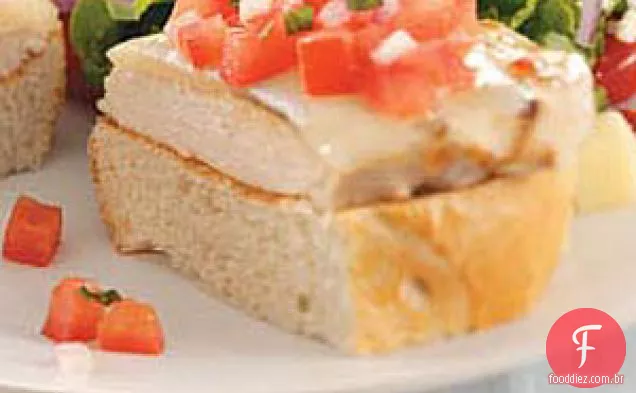 Sanduíches de Bruschetta de Frango